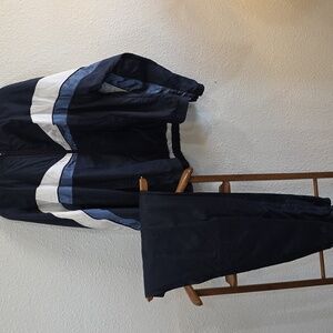 Fila Men's Navy and Silver Windbreaker Tracksuit NWOT